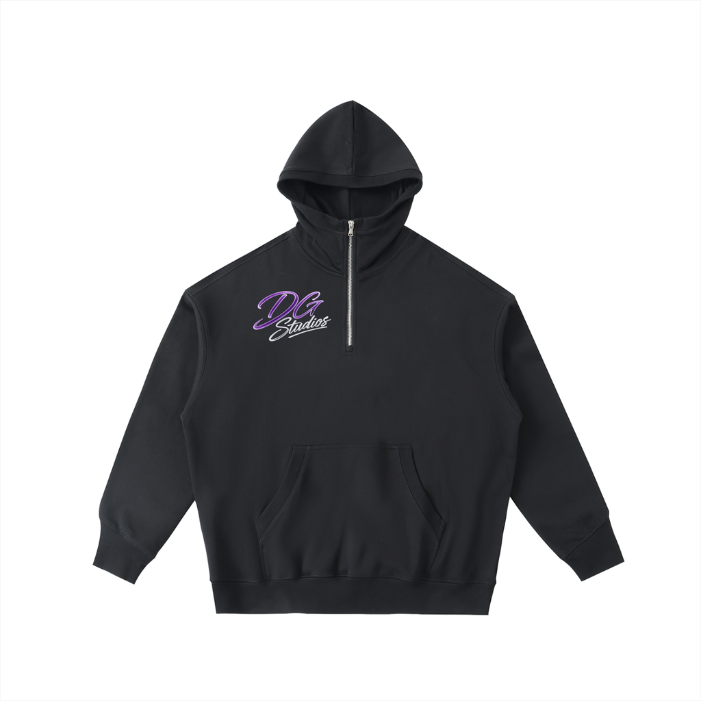 Big Hood Half-Zip Fleece Hoodie
