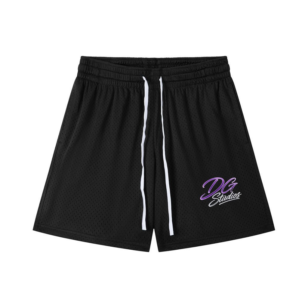 Mesh Drawstring Shorts