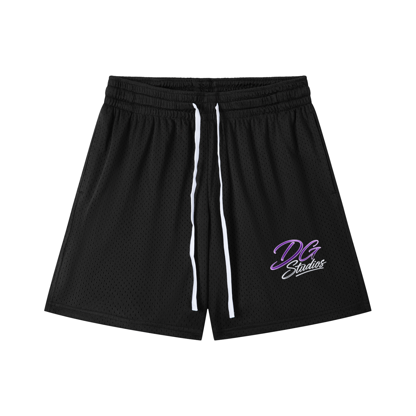 Mesh Drawstring Shorts