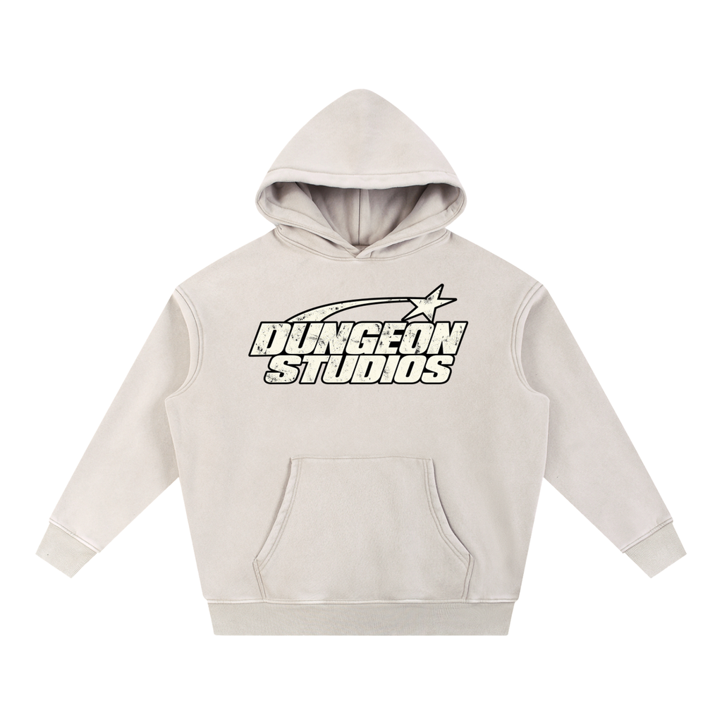 Snow Wash Fleece Oversize Hoodie