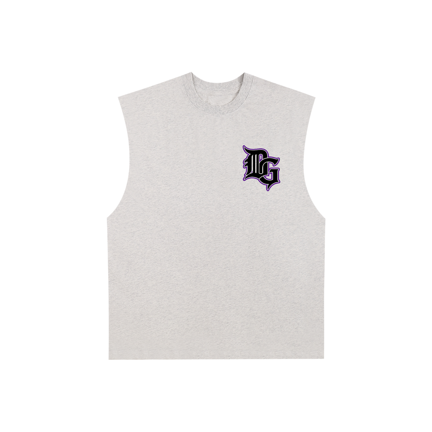 Raw Edge Cotton Tank Top