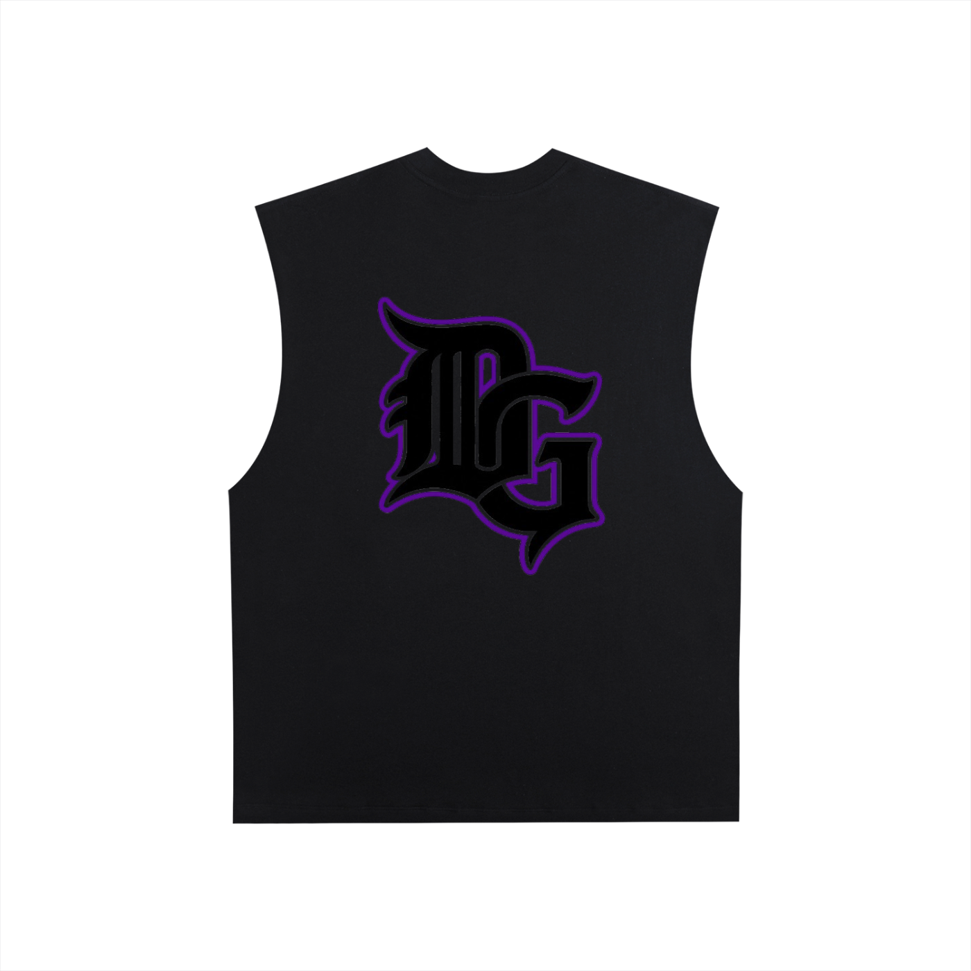 Raw Edge Cotton Tank Top