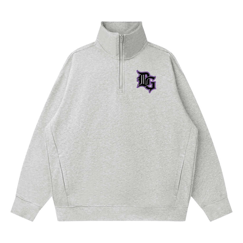 Quarter-Zip Drop Shoulder Sweatshirt