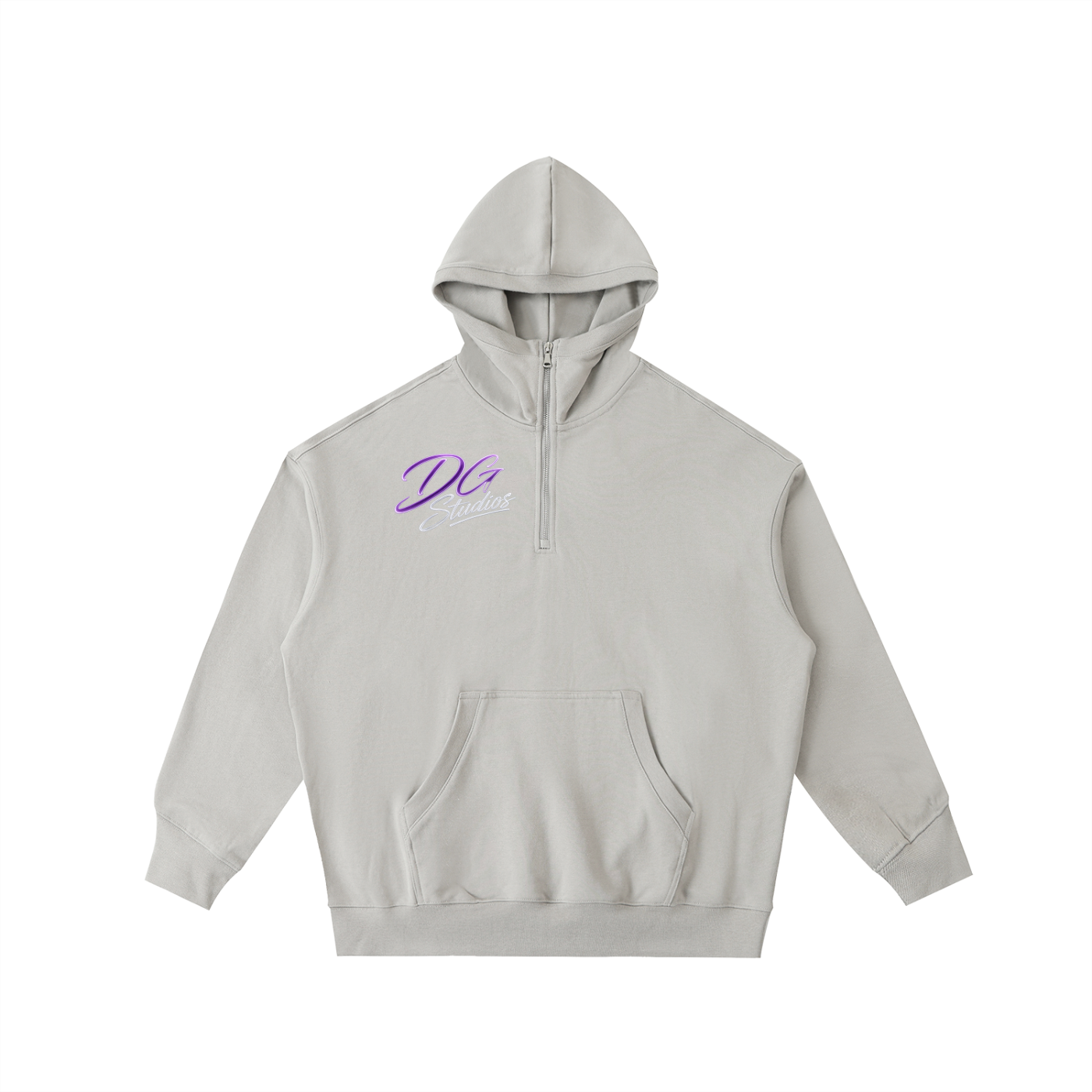 Big Hood Half-Zip Fleece Hoodie
