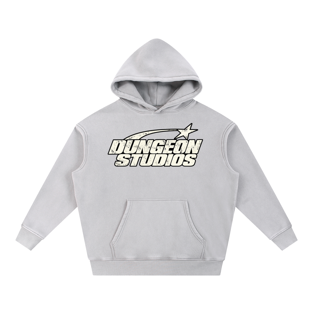 Snow Wash Fleece Oversize Hoodie