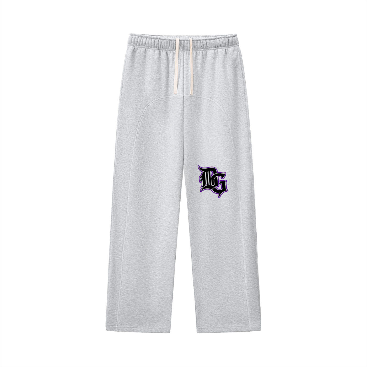 Contrast-Stitched Fleece Sweatpants